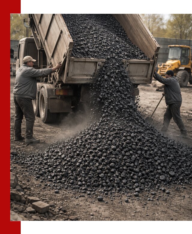 Доставка угля семечка самосвалами в Красноярске