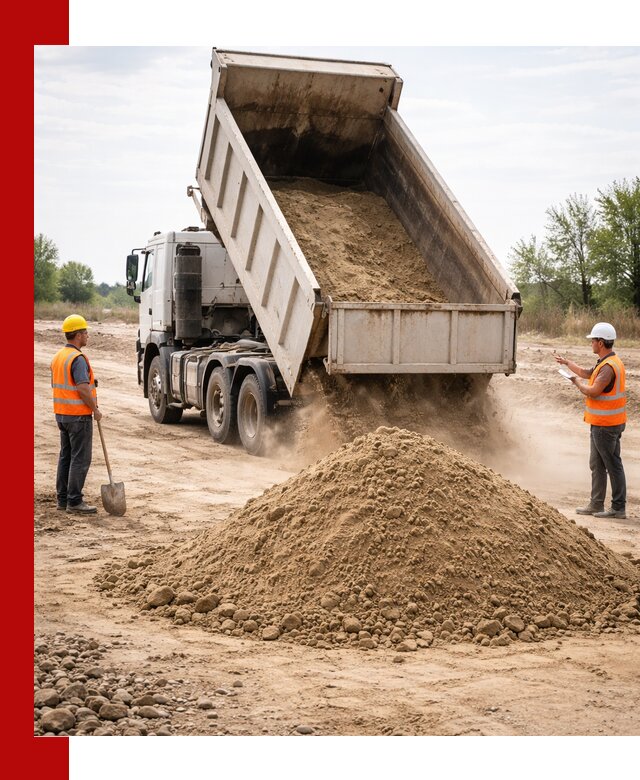 Доставка самосвалом 15 кубов в Красноярске за город и по городу