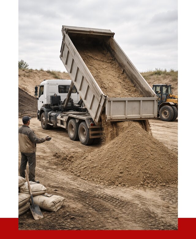 Доставка самосвалом 20 кубов в Красноярске от 7620 р. | ПРОНЕРУДКрс