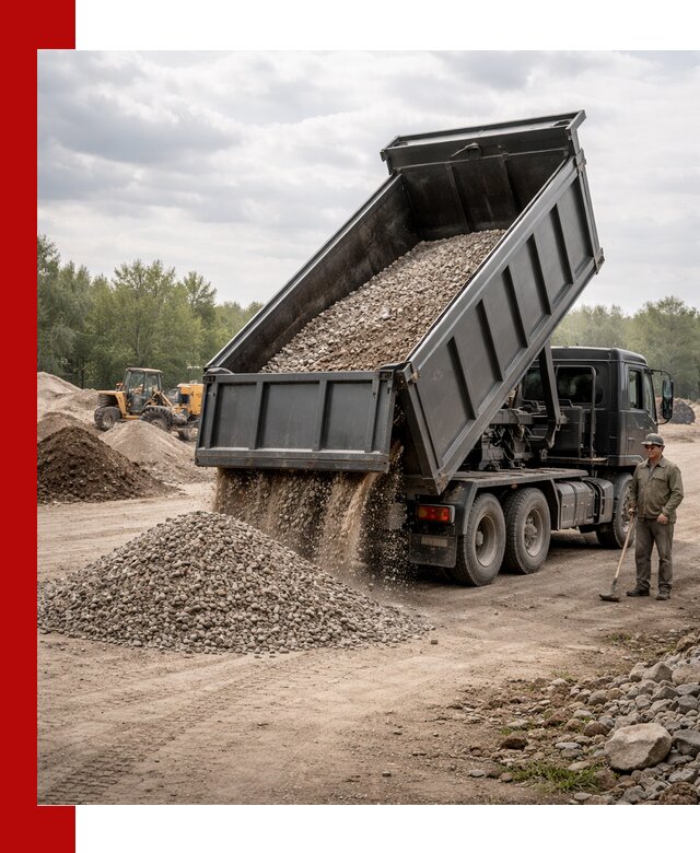 Доставка самосвалом 30 м3 по выгодным ценам в Красноярске