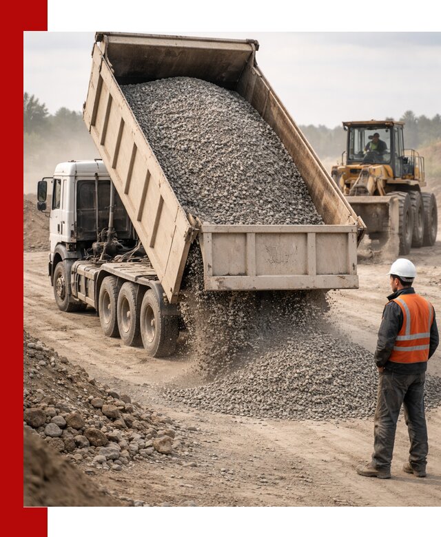 Доставка самосвалом 40 кубов цемента и сыпучих в Красноярске