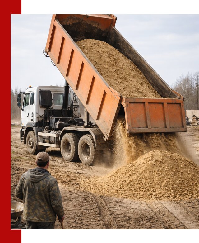 Аренда самосвала 20 тонн для перевозки грузов в Красноярске