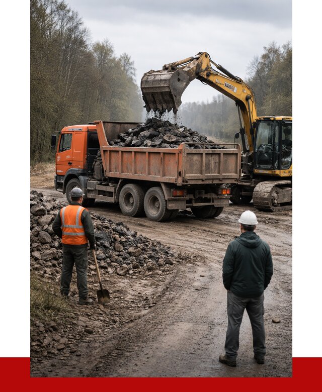Вывоз асфальта в Красноярске от 4572 р. самосвалом ПРОНЕРУДКрс