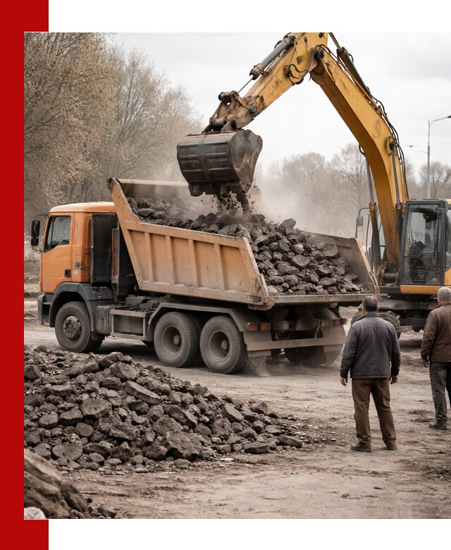 Вывоз асфальта и асфальтового покрытия в Красноярске