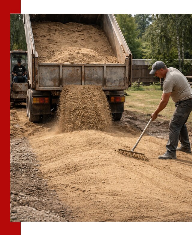 Отсыпка участка песком в Красноярске быстро и качественно