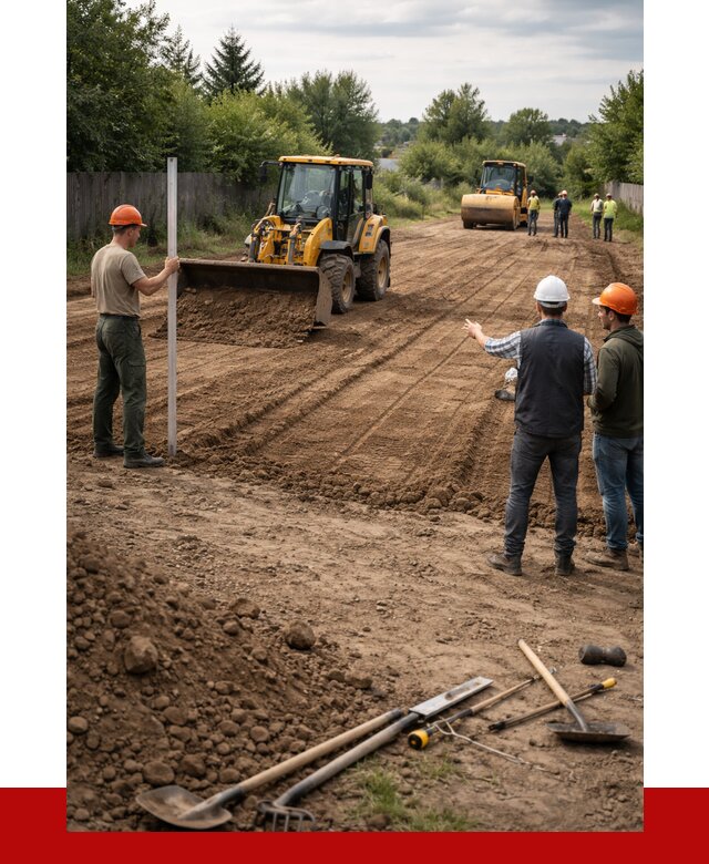 Планировка участка грунтом в Красноярске от 4572 р ПРОНЕРУДКрс